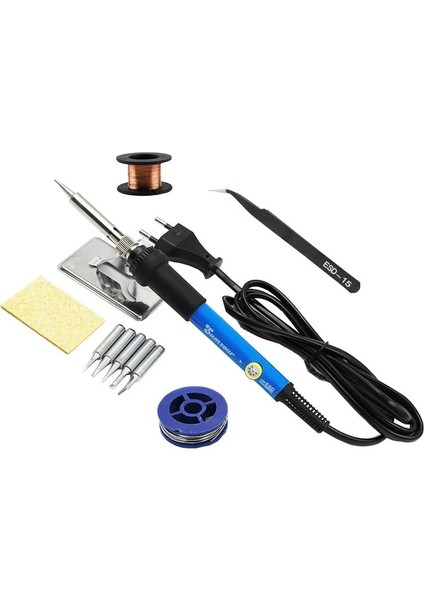 GJ02-11 Parçalı Set Stili Yeni Ayarlanabilir Sıcaklık Elektrikli Havya 220V 60W Kaynak Lehim Rework Istasyonu Isı Kalem Ipuçları Onarım Aracı (Yurt Dışından) fiyatları