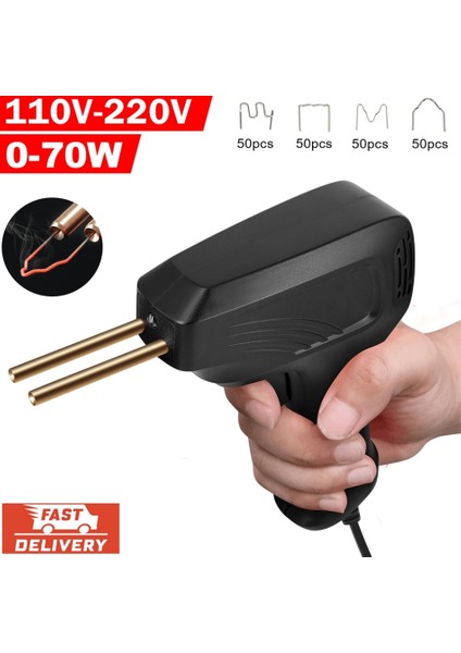 Siyah Set Tarzı Ab Fişi 70W Sıcak Zımba Plastik Kaynakçı Makinesi Araba Aracı Pvc Kaynak Tabancası Havya Plastik Otomatik Tampon Tamir Kiti Için Atölye (Yurt Dışından)