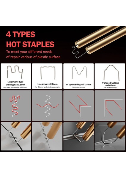 Siyah Set Tarzı Ab Fişi 70W Sıcak Zımba Plastik Kaynakçı Makinesi Araba Aracı Pvc Kaynak Tabancası Havya Plastik Otomatik Tampon Tamir Kiti Için Atölye (Yurt Dışından) modelleri