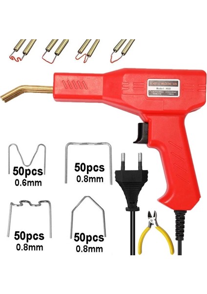 Yalnızca 500X0.8MM Dalga Stili Plastik Kaynakçı Tabancası Sıcak Zımba Kaynak Makinesi Havya Plastik Zımba Pvc Tamir Makinesi Araba Tampon Tamir Araçları (Yurt Dışından) fiyatları
