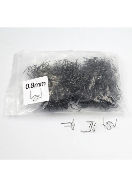 Büyük Dalga Stili 100 Adet Sıcak Zımba Zımba Plastik Kaynakçı Tamir Sıcak Kaynak Makınesi Kaynak Tampon Araba Tamir Aracı S Dalga Zımba (Yurt Dışından)