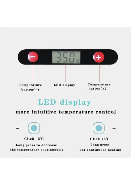 Siyah Paket 4 Stili 60W Timostention Ab 220 V Yüksek Li LED Akıllı Dijital Ekran Elektrikli Havya Abd Kaynak Kalay Tabancası Cihazı Onarım Aracı Seti (Yurt Dışından)