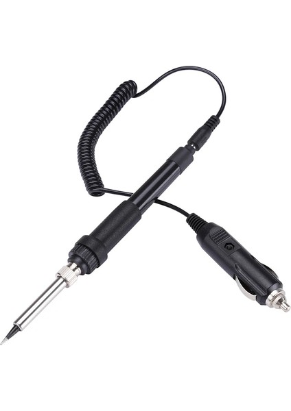 Siyah Stil DC12V 60W Araç Aküsü Alçak Gerilim Elektrik Havya Oto Araba Lehim Kaynak Onarım Aracı (Yurt Dışından)