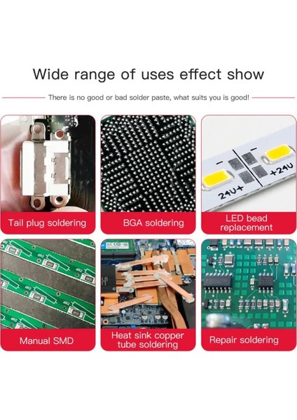 Mingjin Shop 1 No.3 Tarzı Yüksek Li Lehim Akı Ncasm-Uv Lehim Pastası Telefon LED Bga Smd Pga Pcb Ücretsiz Temizleme Lehim Pastası Kaynak Akıları (Yurt Dışından)