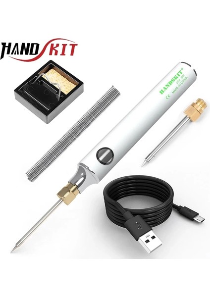 1 Pcs Ipucu Stili ile 8W 8W USB Havya Seti Ayarlanabilir Sıcaklık Seramik Çekirdek Isıtma Taşınabilir Ev Kaynak Lehim Tamir Araçları (Yurt Dışından) indirimleri