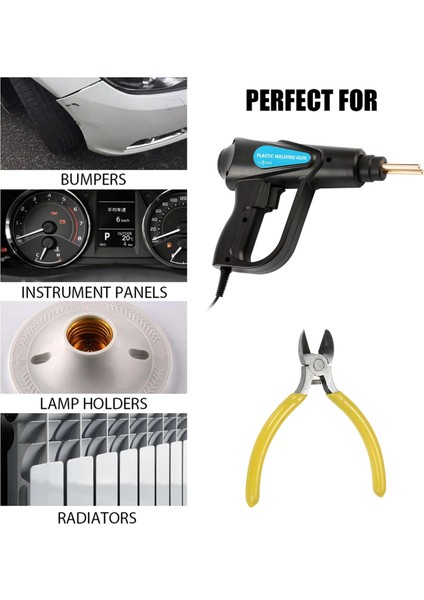 Tip 5 50W Tarzı Abd Fişi 70W Sıcak Zımba Plastik Kaynak Makinesi Araba Tampon Tamir Kiti Pense 4 Dalga Zımba Kaynak Tamir Makinesi Kaynakçı Tabancası Tamir (Yurt Dışından)