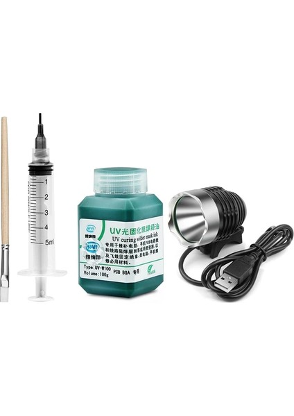 Yeşil Yağ Stili Uv Kür Lambası Lehim Maskesi Yeşil Yağlı Boya Telefon Devre Pcb Tamir Aracı Için Aşındırıcı Ark Oluşumunu Önlemek Fırça Iğne ile (Yurt Dışından) fiyatları
