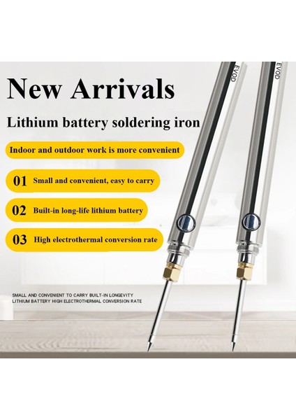 Gümüş Tarzı 5V 15W Kablosuz Şarj Havya USB Hızlı Şarj Edilebilir Havya Taşınabilir Mikroelektronik Tamir Kaynak Araçları (Yurt Dışından)