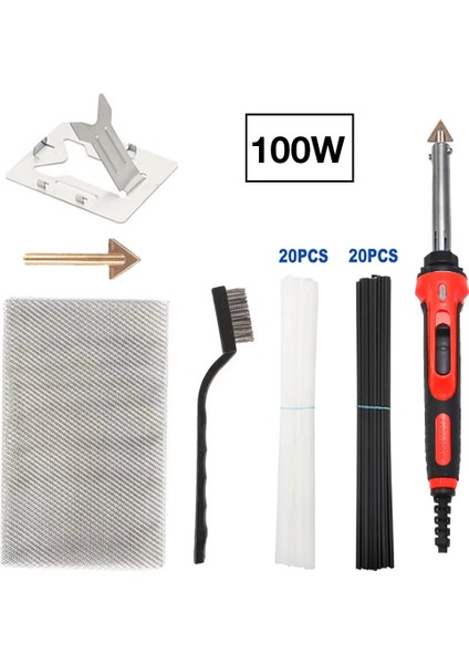 80W Temel Stil 110V Abd Fişi Araba Tampon Tamir Elektrikli Havya Termal Zımba Deri Ütü Aracı Pürüzsüzleştirme Aracı Pp Tutkal Çubuğu Plastik Tamir (Yurt Dışından) fiyatları