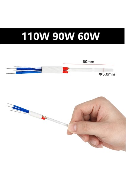 AZK2-A1324 Tarzı 110W 90W 60W Isıtma Elemanı 220V Ayarlanabilir Sıcaklık Havya A Seramik Isıtıcı Çekirdek Adaptörü Isıtma Aracı (Yurt Dışından) fırsatları