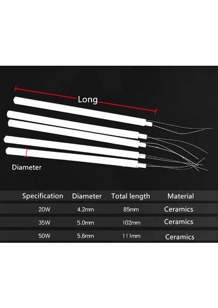 1 Adet Tarzı 50W Dahili Isıtma Elemanı Lehim Adaptörü Seramik Elektrikli Havya Isıtıcı Ayarlanabilir Sıcaklık 220V 110V 20W 35W 50W (Yurt Dışından) fırsatları