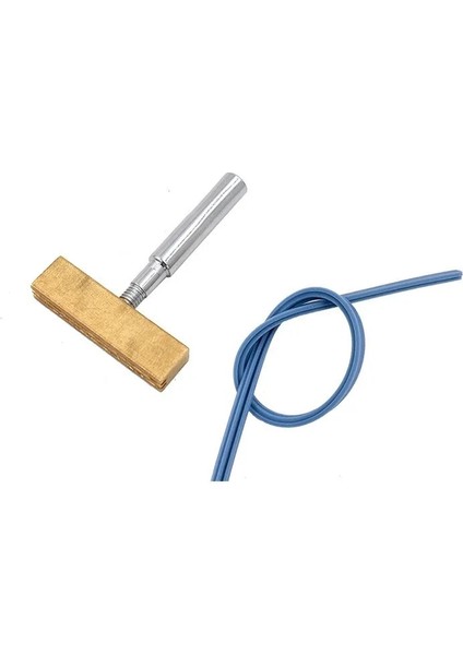 30 60W Tarzı Lehimleme Iyon T Ucu T-Kafalı Bakır T-Ipuçları + Kauçuk Kablo Sıcak Pess Fo LCD Ekran Piksel Flex Kablo Tamiri (Yurt Dışından)