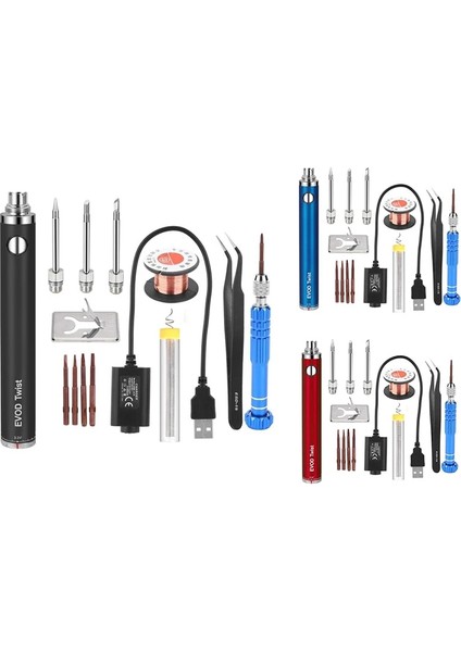 Koyu Mavi Tarzı 5V 15W Akülü Havya USB Şarjlı Havya Havya Kablosuz Şarjlı Havya (Yurt Dışından) fiyatları