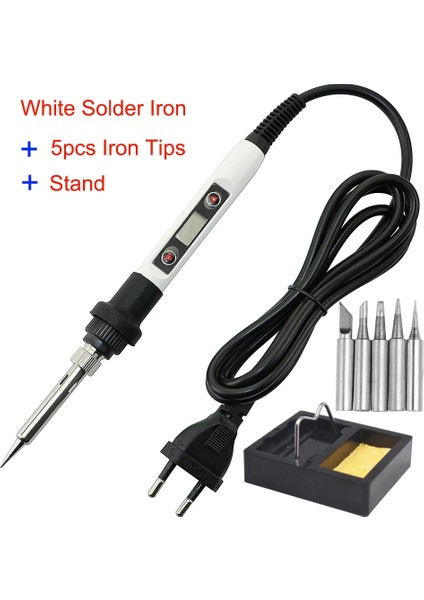 No.2 Tarzı 110V Abd Fişi 80W Elektrikli Havya LCD Dijital Ekran Ayarlanabilir Sıcaklık 110V V Rework Kaynak Lehim Araçları (Yurt Dışından)