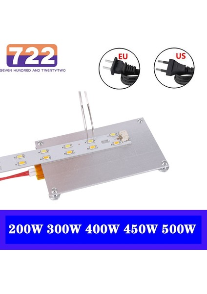 600W 121X70 Abd Tarzı Ptc Isıtma Plakası Lehimleme Istasyonu Yıkım Sıcak Plaka Alüminyum Lehim Sökme Bga LED Lamba Sökücü Kaynak Istasyonu (Yurt Dışından)