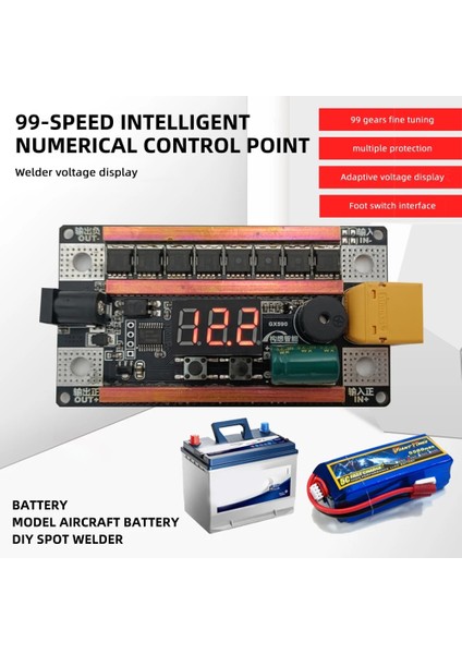 Otomatik Tetikleyici Sürüm Stili Nokta Kaynakçı Dıy Kiti Taşınabilir 12 V Lityum Pil Enerji Depolama Nokta Kaynak Makinesi Pcb Devre Lehimleme Ekipmanları (Yurt Dışından) fiyatları