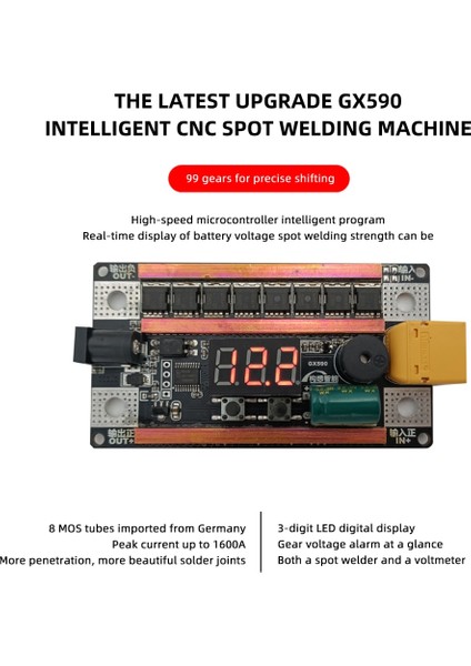 Otomatik Tetikleyici Sürüm Stili Nokta Kaynakçı Dıy Kiti Taşınabilir 12 V Lityum Pil Enerji Depolama Nokta Kaynak Makinesi Pcb Devre Lehimleme Ekipmanları (Yurt Dışından) modelleri