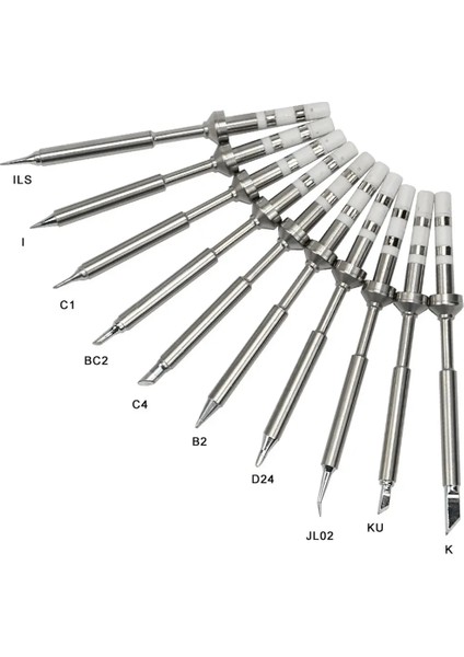 Bc2 Stilini Yazın TS100 Mini Havya Ucu Havya Dijital Kurşunsuz Yedek Çeşitli Modeller Tip K Ku B D24 B2 I Ils C1 JL02 (Yurt Dışından)