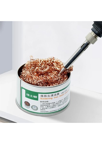 D Tarzı Havya Ipuçları Temizleme Süngeri Temizleme Topu Lehimleme Istasyonu Için Yüksek Sıcaklık Dayanıklı Sünger Ucu ve Çift Kafa Fırça (Yurt Dışından) fırsatları