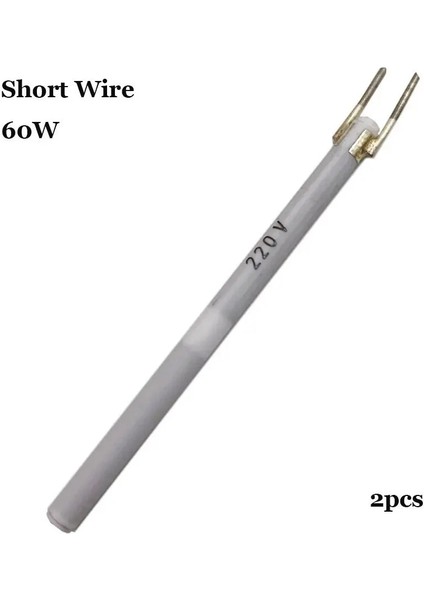 2 ADET-60W Kısa Tel Tarzı V 80W 60W Seramik Dahili Isıtma Elemanı Ayarlanabilir Sıcaklık Elektrikli Havya Isıtıcı S Lehim Için (Yurt Dışından)