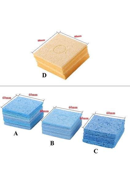 C Tarzı Lot Yellowblue Lehimleme Temizleme Süngeri Bga Lehimleme Istasyonu Demir Ucu Kaynak Kafası Temizleyici (Yurt Dışından) modelleri