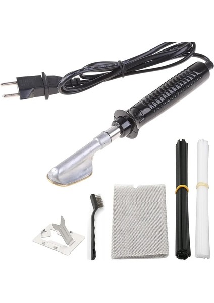 Resim Stili Olarak Elektrikli Havya Plastik Saplı Düz Uçlu Araba Tampon Tamiri Için 220 V Plastik Çatlak Tamir Spatula Yumuşatma Aracı (Yurt Dışından)