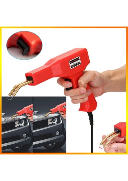Gümüş Tarzı 50W Kullanışlı Plastik Kaynakçı Pvc Plastik Tamir Makinesi Sıcak Zımba Makinesi Araba Tampon Tamir Kullanışlı Plastik Araba Tamir Aracı (Yurt Dışından) fırsatları