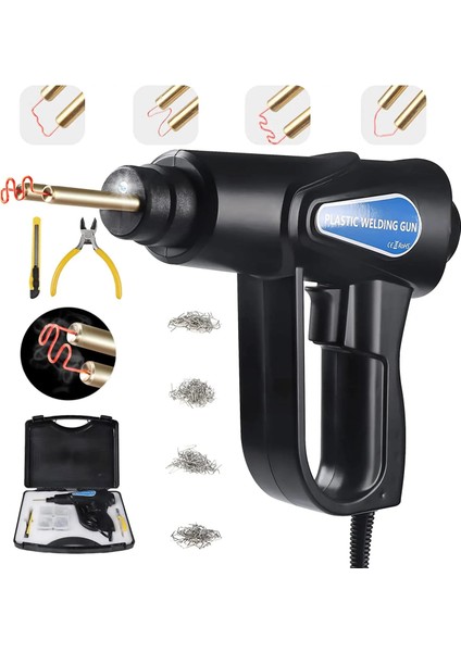 Set2 Stili 220V Kutusu ile Plastik Kaynakçı Garaj Aletleri Kullanışlı Sıcak Zımba Makinesi Pvc Plastik Tamir Makinesi Araba Tampon Tamiri (Yurt Dışından) fiyatları