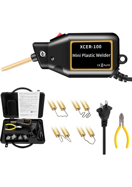 100W Set 2 Siyah Model Abd Fişi Mini Sıcak Zımba Plastik Kaynak Makinesi Araba Tampon Tamir Takımı Plastik Kaynakçı Pro Kiti Araba Tampon Tamir Takımı (Yurt Dışından) fırsatları