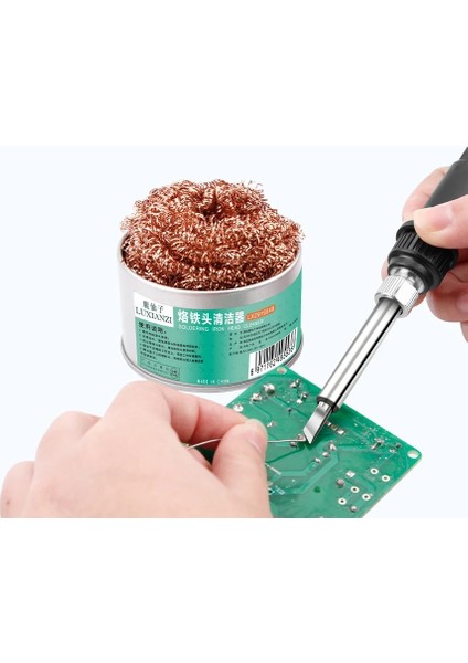 1 Adet Tarzı Luxıanzı Kaynak Lehimleme Havya Ucu Temizleyici Kutu ile Temizleme Çelik Tel Sünger Topları Kaynak Araçları Için (Yurt Dışından) indirimleri