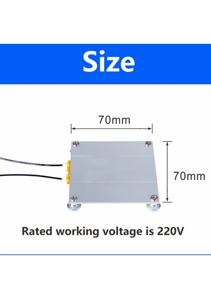 200W 120X70 Abd Tarzı 722 Isıtma Lehimleme Dikdörtgen Alüminyum Lehim Sökme Bga LED Lamba Sökme Istasyonu Ptc Bölünmüş Plaka 300W 400W 500W 600W (Yurt Dışından) indirimleri