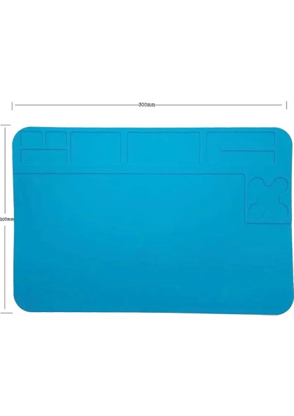 A-100 Tarzı Büyük Boy S * 35 cm Bga Isı Yalıtımı Silikon Lehimleme Pedi Onarım Bakım Platformu Sümen Manyetik Bölüm ile (Yurt Dışından)