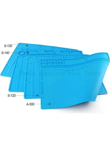 A-100 Tarzı Büyük Boy S * 35 cm Bga Isı Yalıtımı Silikon Lehimleme Pedi Onarım Bakım Platformu Sümen Manyetik Bölüm ile (Yurt Dışından) fırsatları