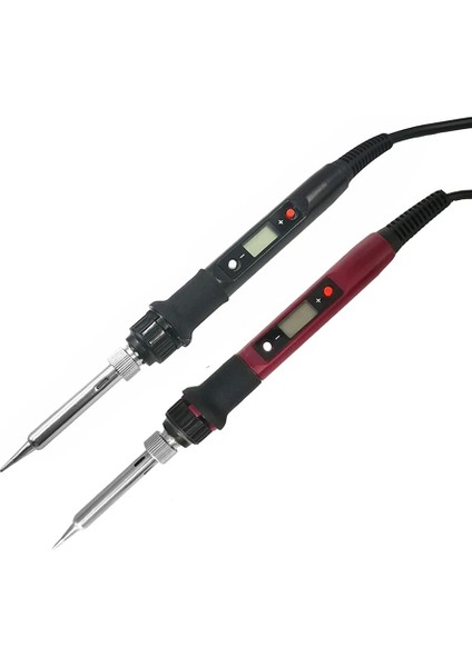 80W 3 Düğmeli Set Stili 80W 110V 80W Dijital Elektrikli Havya Seti Seti Sıcaklık Ayarlanabilir 220V 110V Kaynak Aracı Seramik Isıtıcı Lehimleme Ipuçları Rework (Yurt Dışından) fırsatları