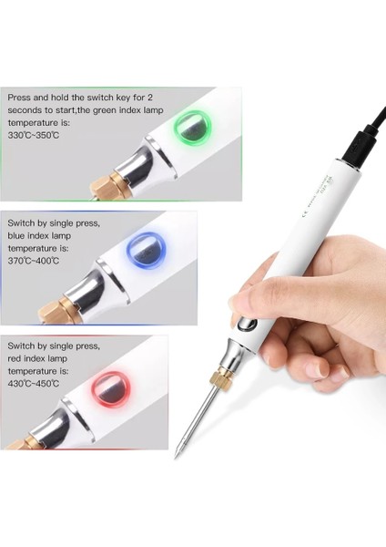 1 Uç Stiliyle Standart Vastar 5V 8W USB Havya Seti Ayarlanabilir Sıcaklık Seramik Çekirdek Isıtma Taşınabilir Ev Kaynak Lehim Tamir Araçları (Yurt Dışından) fiyatları