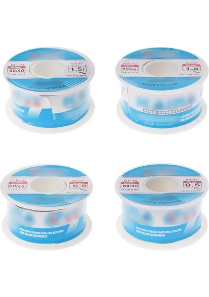 1 0mm Tarzı 100G Rosin Çekirdek Nitelikli Kalay Kurşun Lehim Teli Lehimleme Kaynak Akısı 2.0% 100% Yeni ve Yüksek (Yurt Dışından)