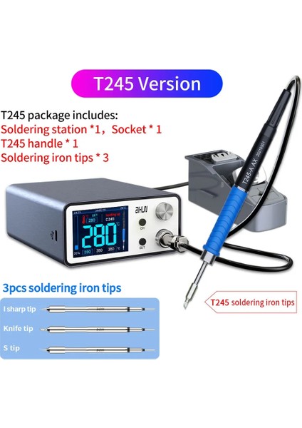 Aıxun T12 Sivri Stil 110V Aixun T3A T3B Akıllı Lehimleme Istasyonu Elektrikli Havya Kolu Kaynak Ipuçları Cep Telefonu Tamir Araçları (Yurt Dışından)