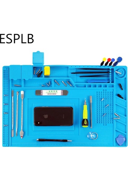 E-5 Tarzı Tamir Pedi Yalıtım Isıya Dayanıklı Lehimleme Istasyonu Silikon Lehimleme Mat Çalışma Pedi Masa Platformu Bga Lehimleme Istasyonu Için (Yurt Dışından) fiyatları