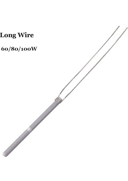 2 ADET-80W Uzun Tel Tarzı Ayarlanabilir Sıcaklık Elektrikli Havya Isıtıcı 220V 80W 60W S Lehim Için Seramik Dahili Isıtma Elemanı (Yurt Dışından) indirimleri