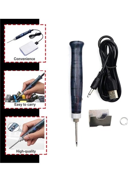 164X19,8 mm X1 Takım Stili 1 Takım 5V USB Havya Profesyonel Elektrikli Isıtma Araçları Rework Gösterge Işığı Kolu Kaynak Tabancası Tamir (Yurt Dışından) modelleri