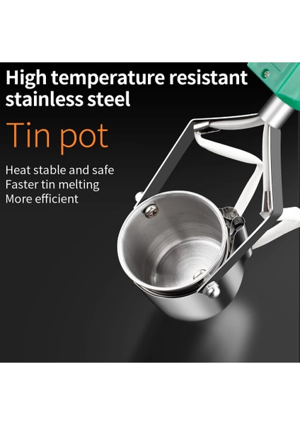XLKG320W2 Stili Luxıanzı Taşınabilir El Lehim Pot Teneke Anahtarı ile Ayarlanabilir Lehimleme Banyo Onarım Aracı Kalay Eritme Fırını (Yurt Dışından)