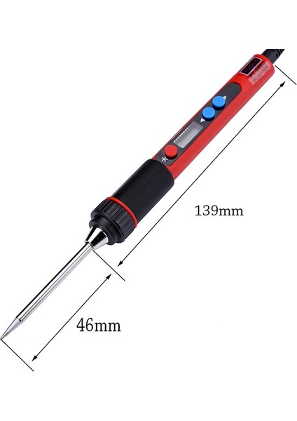 800-I Tarzı LCD Dijital Ayarlanabilir Sıcaklık USB Havya 5 V 10 W Taşınabilir Kurşunsuz Çanta Kaynak Rework Araçları (Yurt Dışından) indirimleri