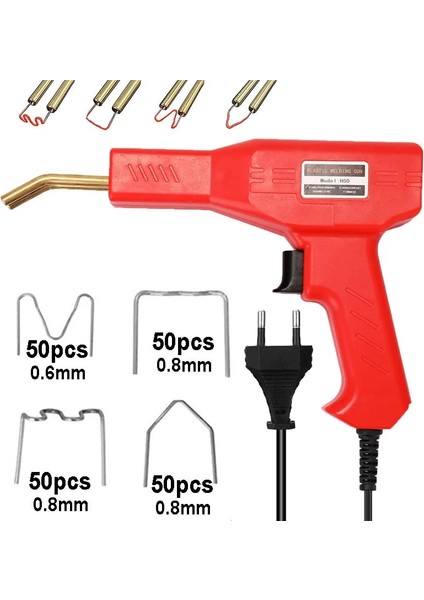 220V Ab Fiş Stili Promosyonlar Plastik Kaynakçı Tabancası Sıcak Zımba Kaynak Makinesi Havya Plastik Zımba Pvc Tamir Makinesi Araba Tampon Tamir Araçları (Yurt Dışından) indirimleri
