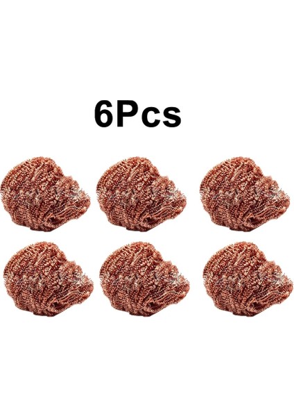 6 Adet Sünger Tarzı Havya Ucu Temizleyici Lehim Sökme Temizleme Topu Kaynak Havya Örgü Filtre Metal Tel Standı Çelik Top Kalay Sökücü (Yurt Dışından)