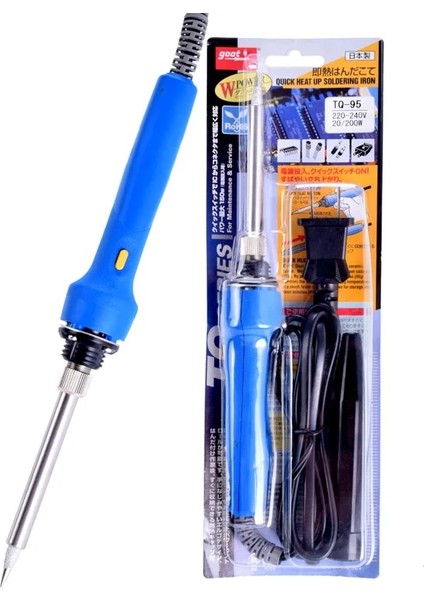 Tek Tarzda Üç Parça Japonya Goot Tamir Araçları Tq-95 Hızlı Termal Elektrikli Havya Girişi 220 ~ 240 V Güç Ayarlanabilir Dahili Isı Tipi (Yurt Dışından) modelleri