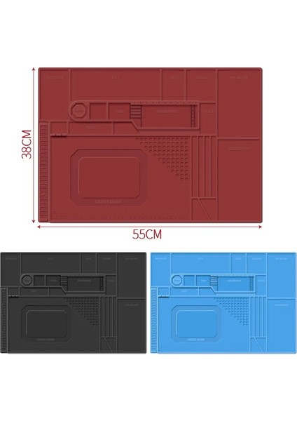 55X38CM Mavi Tarz Tamir Pedi Yalıtım Isıya Dayanıklı Lehimleme Istasyonu Silikon Lehimleme Mat Çalışma Pedi Masa Platformu Bga Lehimleme Istasyonu Için (Yurt Dışından) modelleri