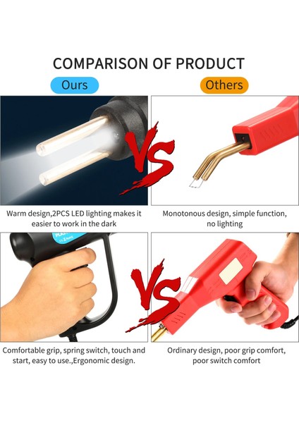 Tip 4 50W Tarzı Ab Fişi 70W Sıcak Zımba Plastik Kaynak Makinesi Araba Tampon Tamir Kiti Pense 4 Dalga Zımba Kaynak Tamir Makinesi Kaynakçı Tabancası Tamir (Yurt Dışından) fırsatları