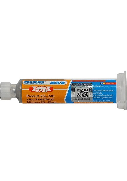 XG-Z40 Tarzı Mechanıc Xg-50 42G Sıvı Lehim Pastası XG-ZN63PB37 Kurşunlu Smd Bga Smt Şablon Kaynak Aracı (Yurt Dışından)