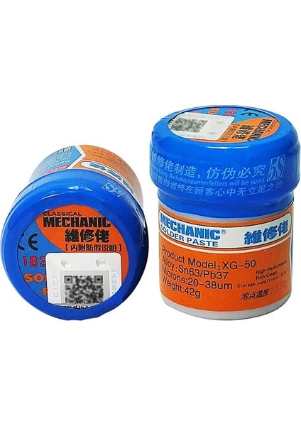 XG-Z40 Tarzı Mechanıc Xg-50 42G Sıvı Lehim Pastası XG-ZN63PB37 Kurşunlu Smd Bga Smt Şablon Kaynak Aracı (Yurt Dışından) fiyatları