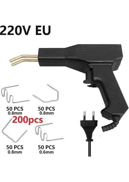 150 Adet 0.8mm Tarzı Plastik Kaynakçı Tabancası Sıcak Zımba Kaynak Makinesi Havya Plastik Zımba Pvc Tamir Makinesi Araba Tampon Tamir Aracı (Yurt Dışından) indirimleri